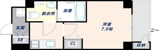 新深江駅 徒歩6分 2階の物件間取画像